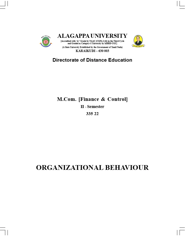 دانلود کتاب Organizational Behaviour