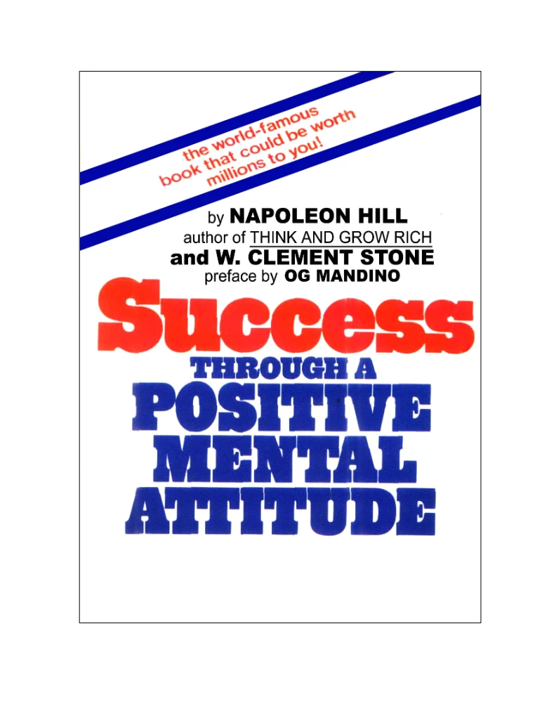 دانلود کتاب Success Through a Positive Mental Attitude